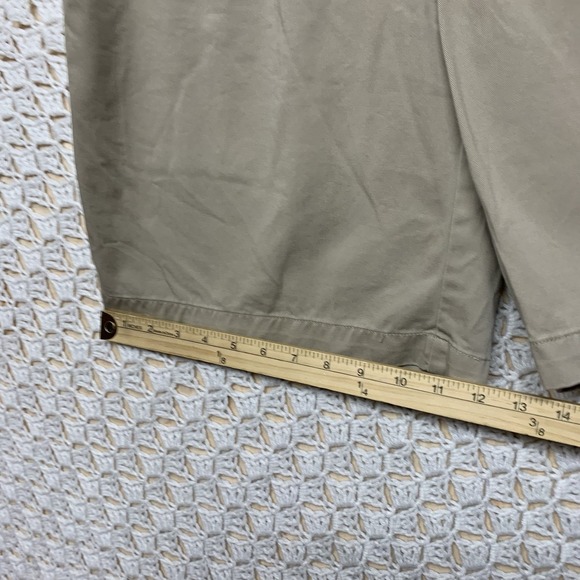Polo Ralph Lauren Tyler Shorts Mens Size 32 Pleated Beige Classic Chino Original - Picture 8 of 11